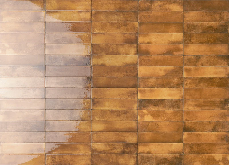 Mojave Ocra - Gres Effetto Mattoncino Lucido 6x25 - Image 3