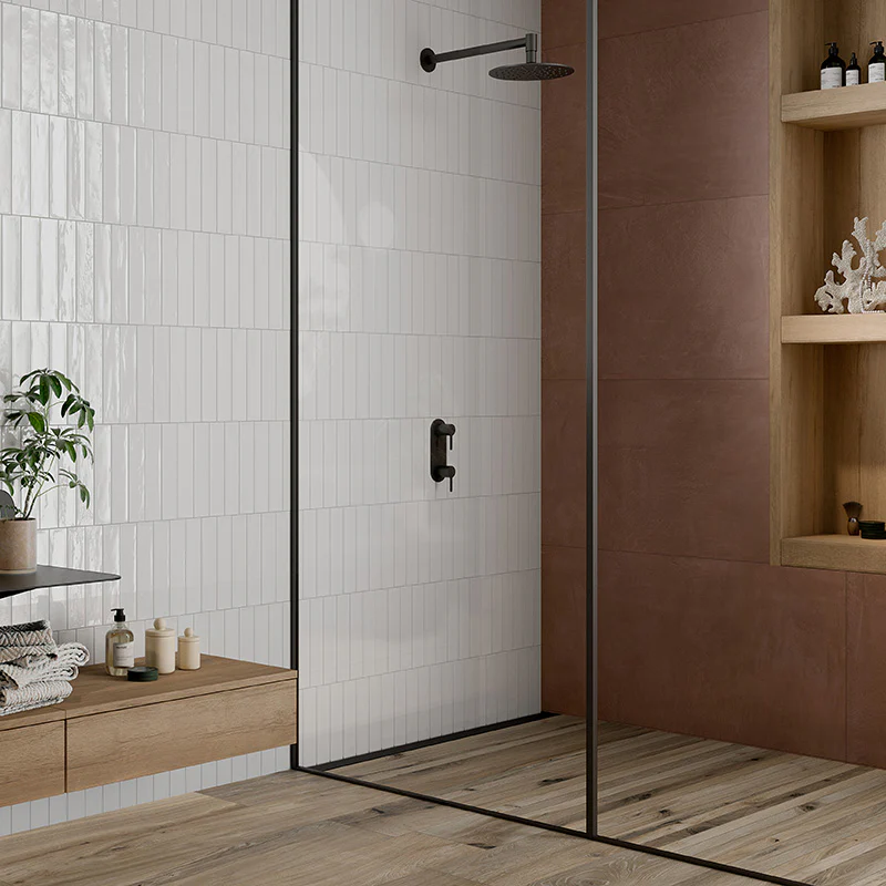 Mojave White - Gres Effetto Mattoncino Lucido 6x25