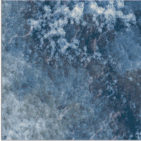 Moon Blue Antiscivolo R11 - Gres Effetto Nuvolato Lucido per Esterni 15x15