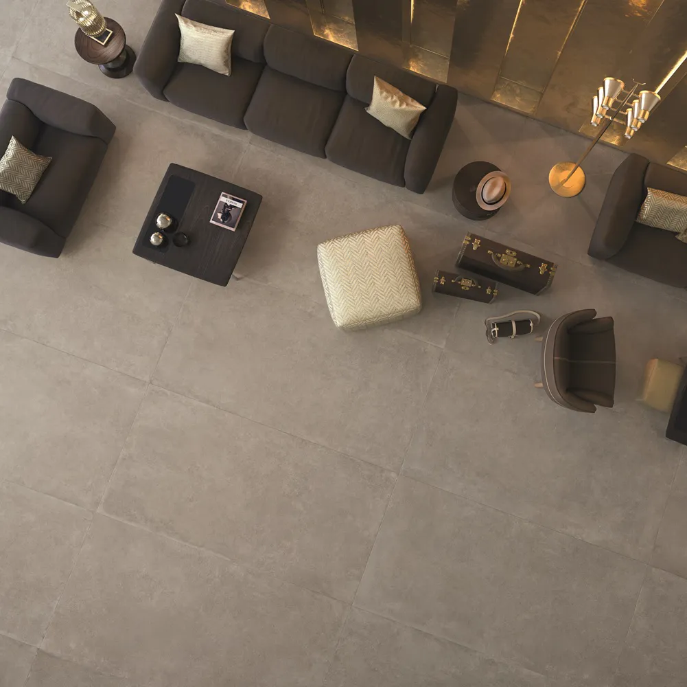 Moov Grey R9 - Gres porcellanato effetto cemento 120x120 rettificato
