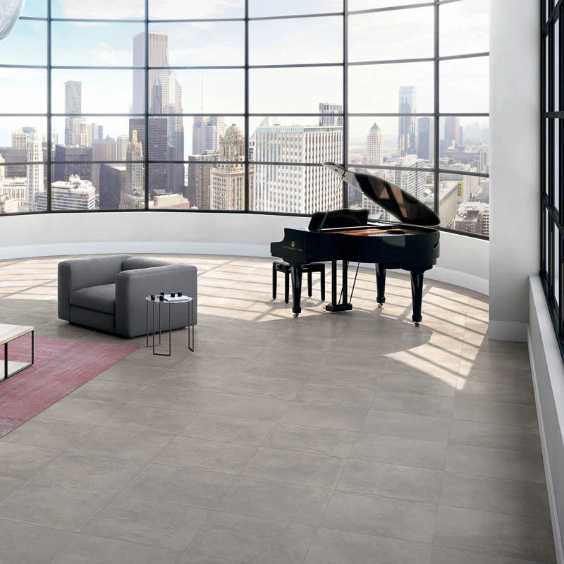 Moov Grey R9 - Gres porcellanato effetto cemento 60x60 rettificato