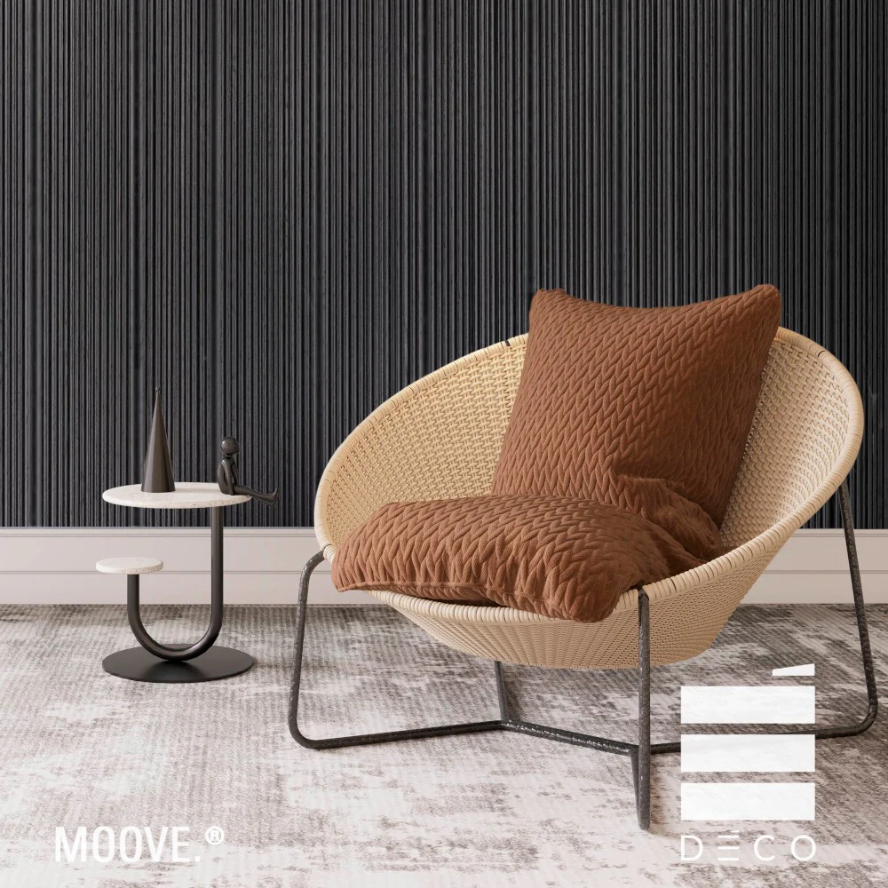 Moove Urban Classic di Deco - Golden Charcoal - Rivestimenti e Boiserie in legno e tecnopolimeri