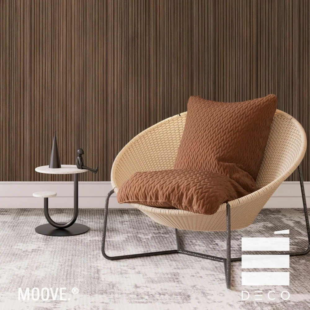 Moove Urban Classic di Deco - Golden Walnut - Rivestimenti e Boiserie in legno e tecnopolimeri