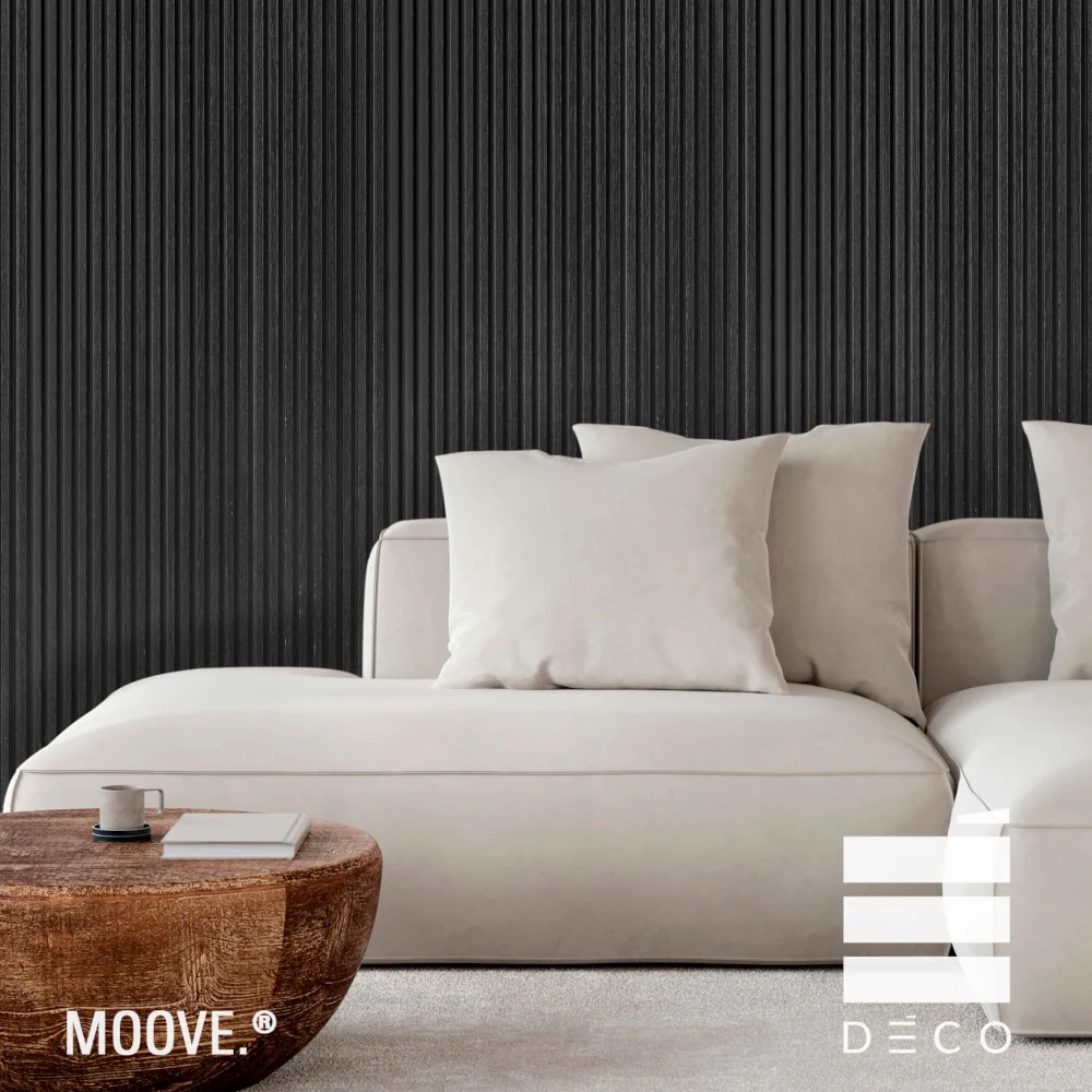 Moove Urban Classic di Deco - Tower Charcoal - Rivestimenti e Boiserie in legno e tecnopolimeri