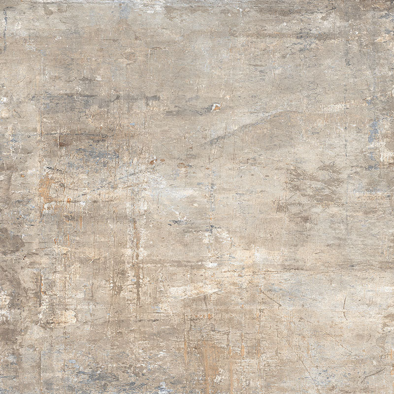 Murales Beige - Gres Effetto Cemento Graffiato Opaco 80x80 Rettificato