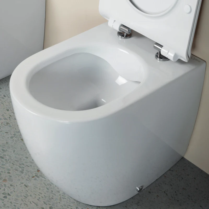 Music Plus - Set sanitari a terra senza brida con coprivaso Slim rallentato - Image 4