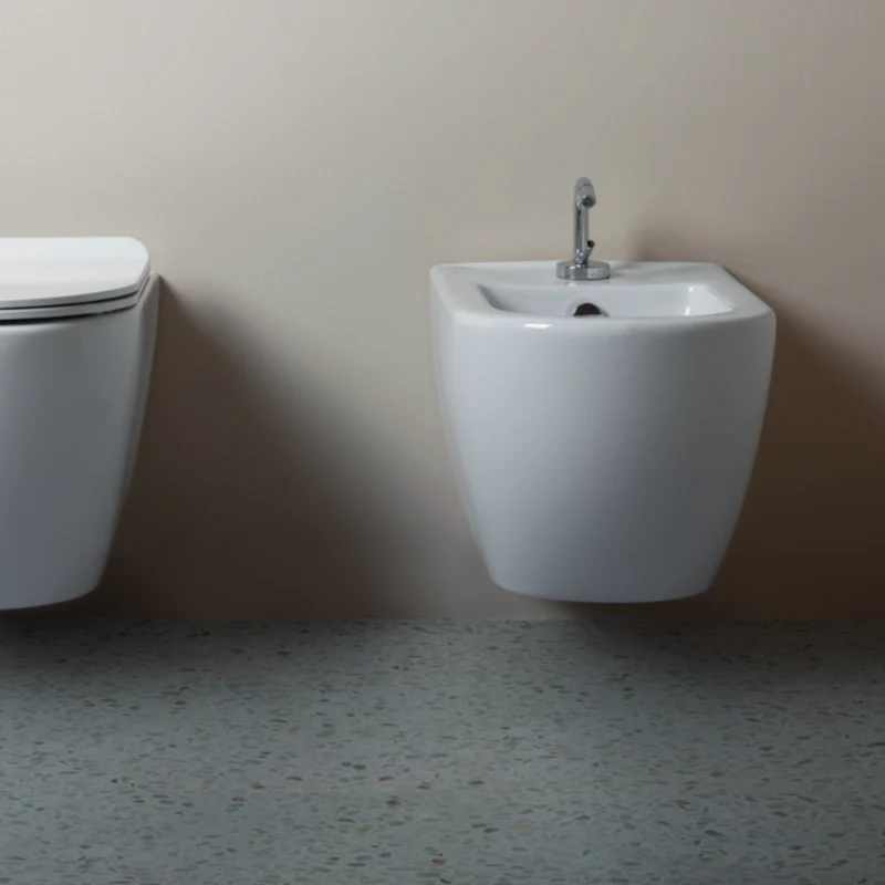 Music Plus - Set sanitari sospesi senza brida con coprivaso Slim rallentato - Image 3