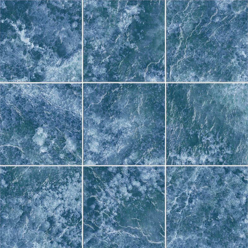Neptune Blue Antiscivolo R11 - Gres Effetto Nuvolato Lucido per Esterni 15x15 - Image 2