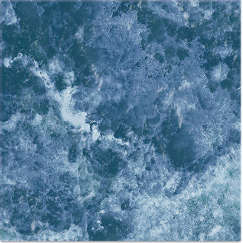 Neptune Blue - Gres Porcellanato Effetto Nuvolato Lucido 15x15