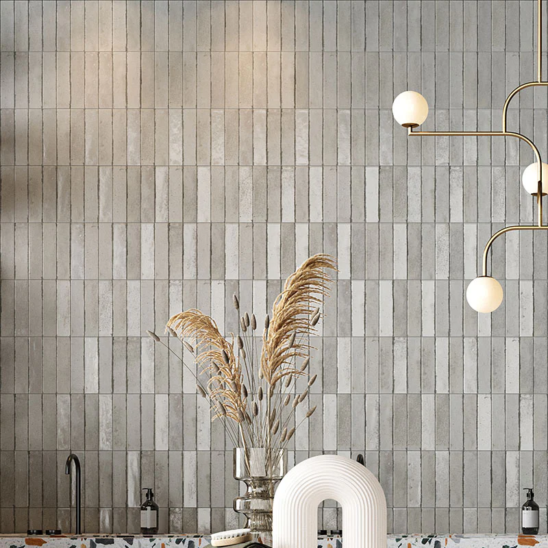 Noho Light Grey - Gres Effetto Mattoncino Opaco 6x25 - Image 4