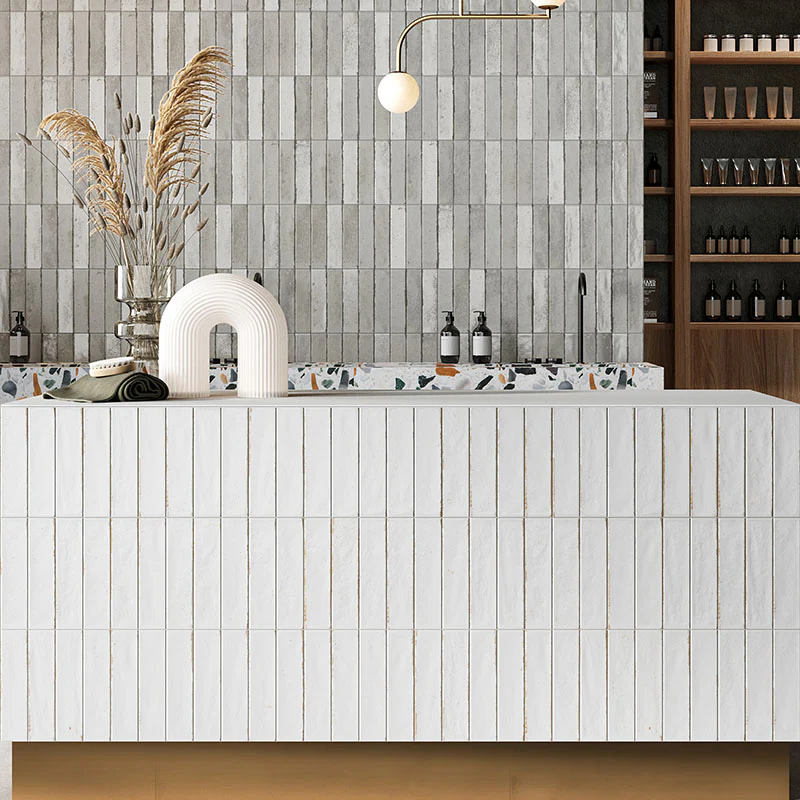 Noho White - Gres Effetto Mattoncino Opaco 6x25 - Image 4