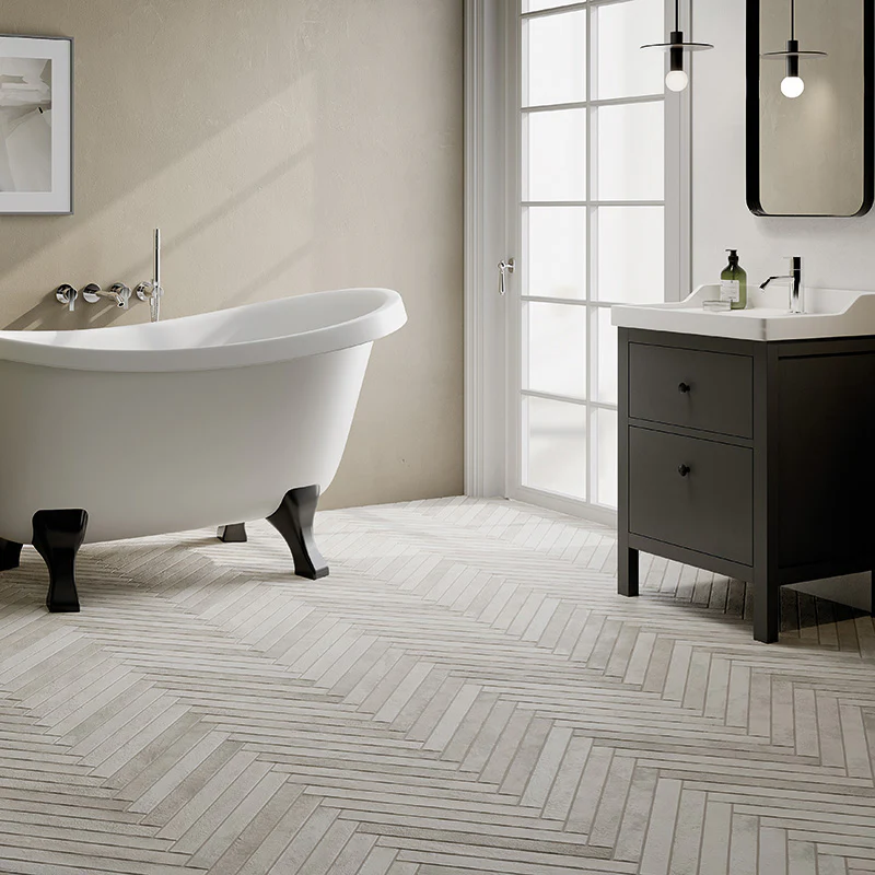 Nolita White - Gres Effetto Mattoncino Opaco 5x45