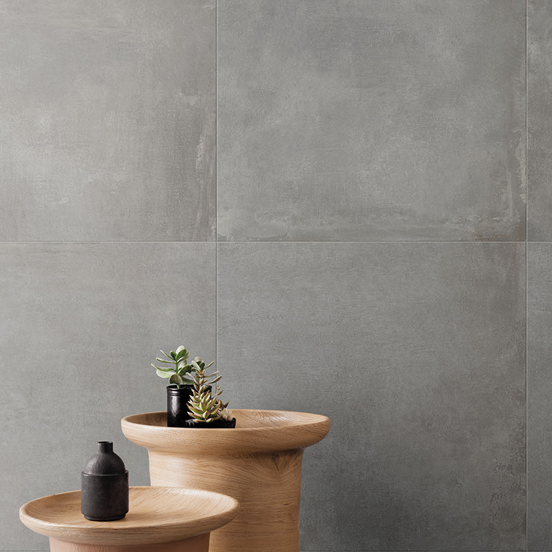Noord Grey - Gres effetto cemento industriale 120x120 rettificato