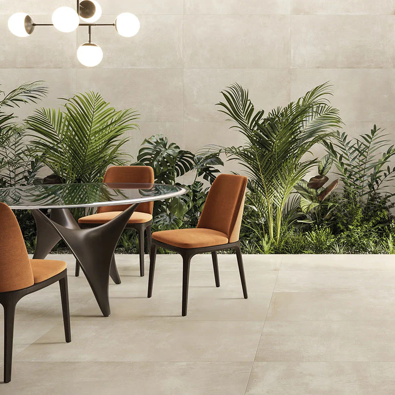 Noord Ivory - Gres effetto cemento industriale 30x60 rettificato