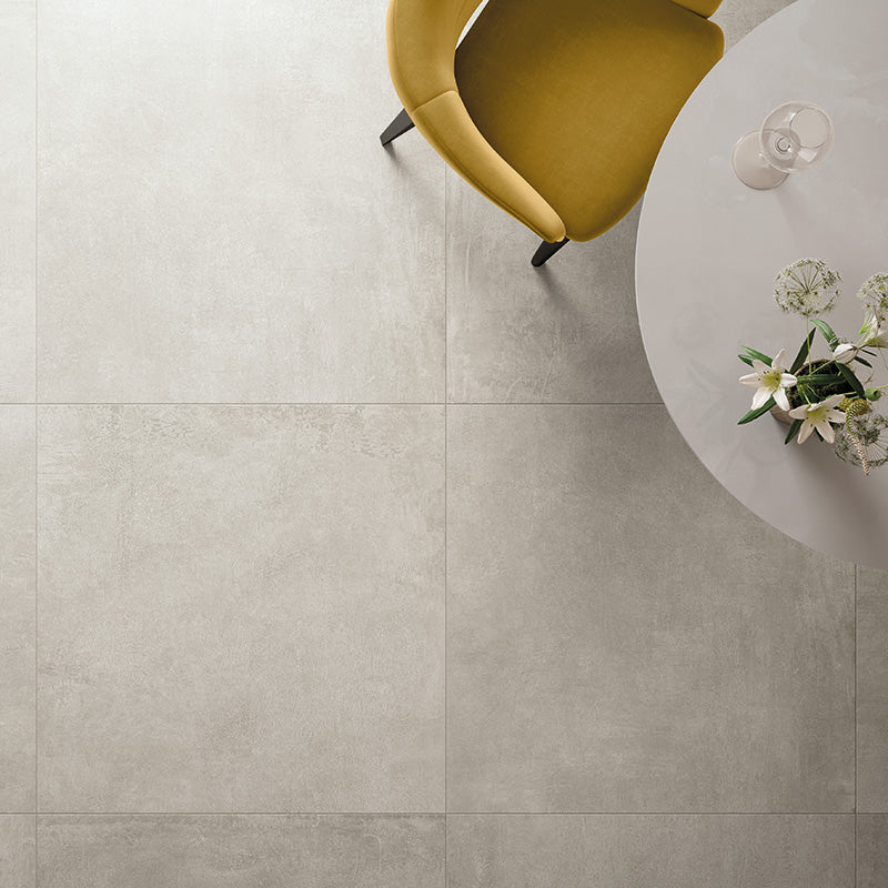 Noord Silver - Gres effetto cemento industriale 60x60 rettificato