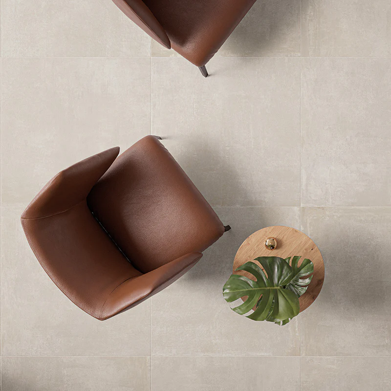 Noord White - Gres effetto cemento industriale 60x60 rettificato