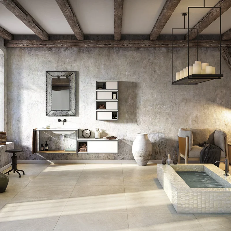 Nordic Stone Sand - Gres Porcellanato Effetto Pietra Naturale 80x80