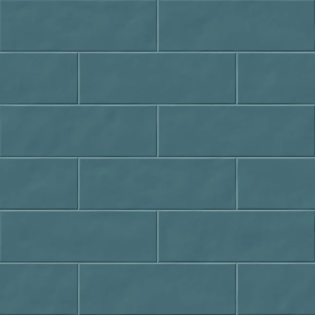 Nuances Blu Sherpa Satin - Gres Effetto Mattoncino Vellutato 8x25