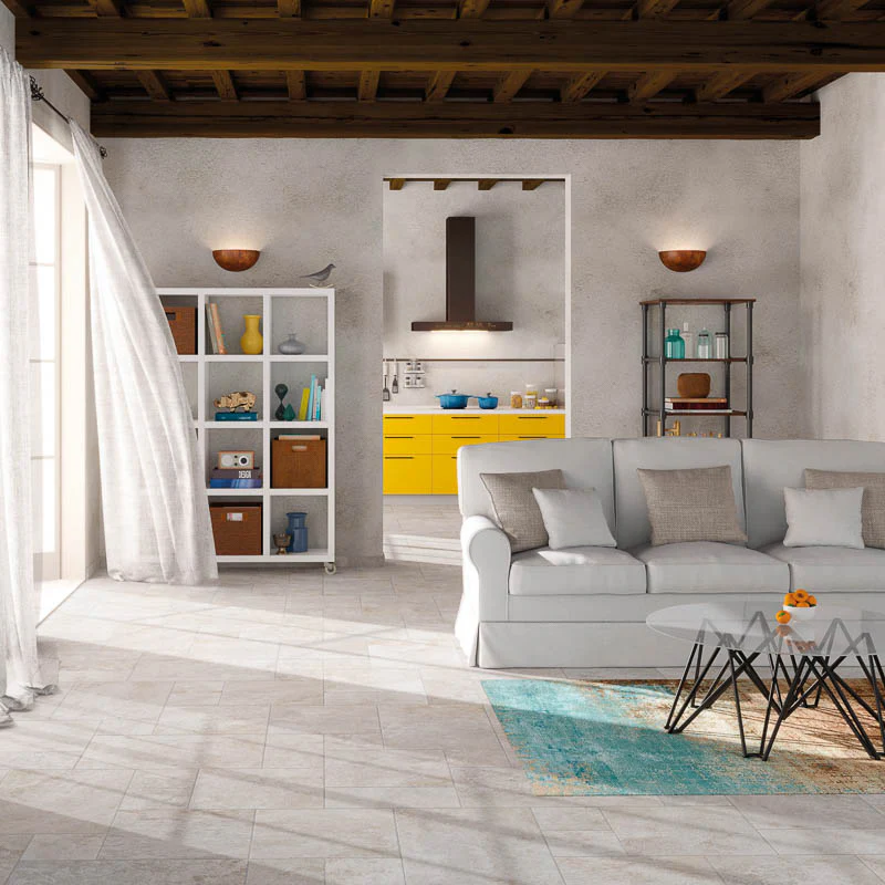 Occitanie Grey Modulare - Pavimento Multiformato in Gres Effetto Pietra