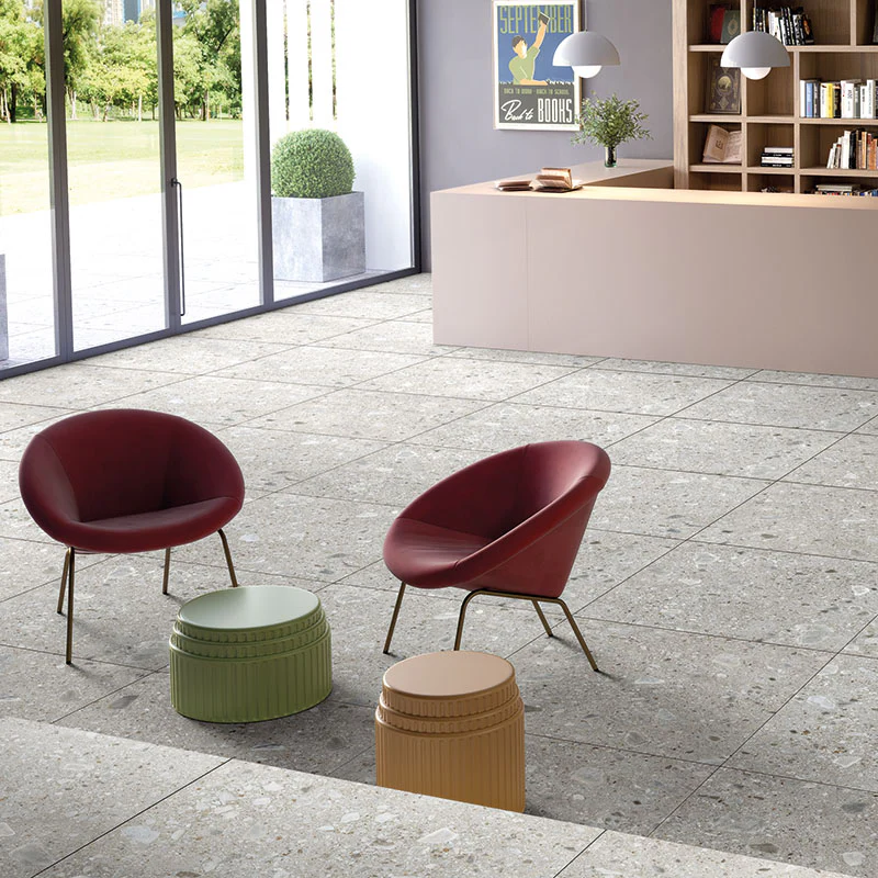 Omnia Ceppo Grey - Gres porcellanato effetto pietra 80x80 rettificato