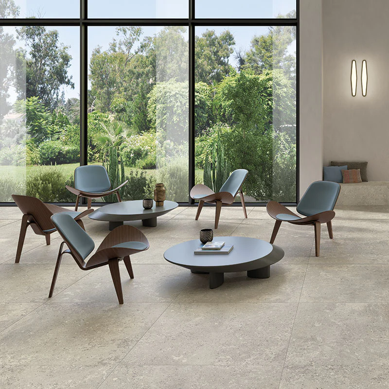 Omnia Devix Greige - Gres porcellanato effetto pietra 80x80 rettificato
