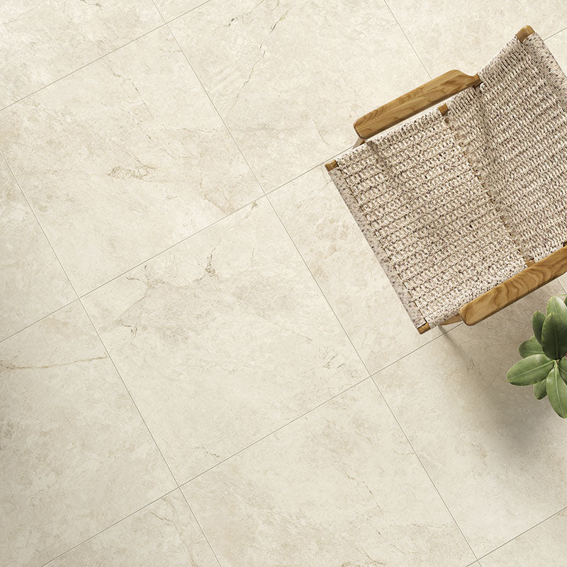 Omnia Emperador White - Gres porcellanato effetto pietra 120x120 rettificato