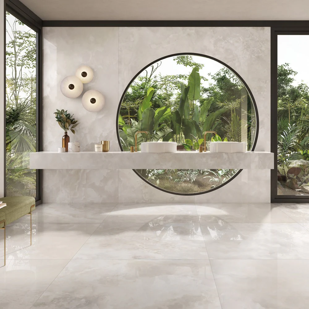 Onice Pearl - Gres Porcellanato Effetto Onice lucido 60x120