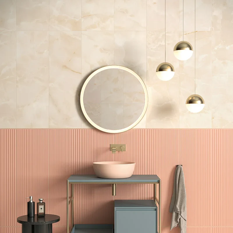 Onici Ambra - Rivestimento Ceramico Effetto Onice 33x100 - Image 3