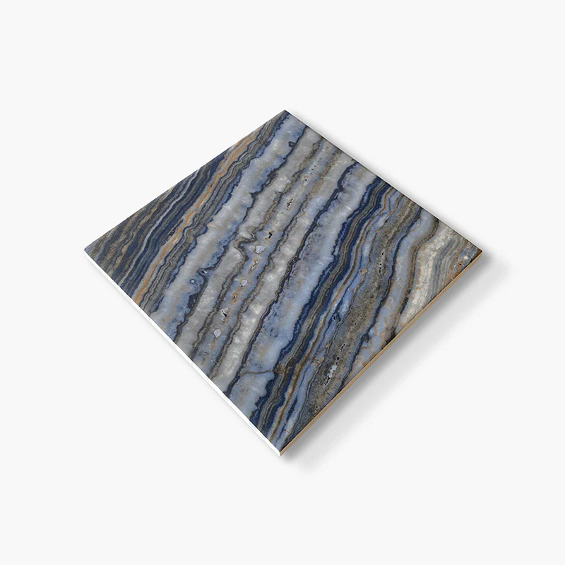 Onyx Blue - Gres Porcellanato Effetto Onice Lucido 15x15 - Image 2
