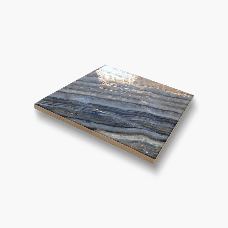 Onyx Blue - Gres Porcellanato Effetto Onice Lucido 15x15 - Image 3