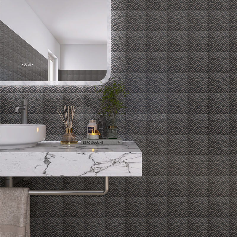 Origini Carbon Dinka 15x15 - Gres Porcellanato Smaltato Decorato Dallo Stile Etnico