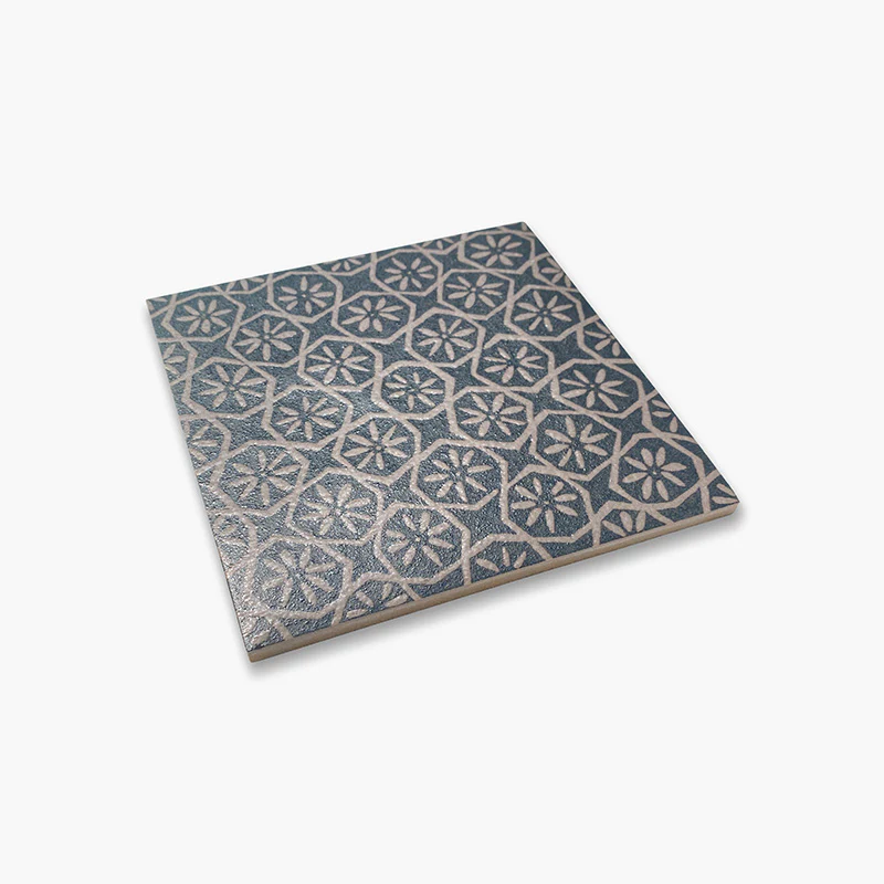 Origini Carbon Maua 15x15 - Gres Decorato In Stile Etnico - Image 2