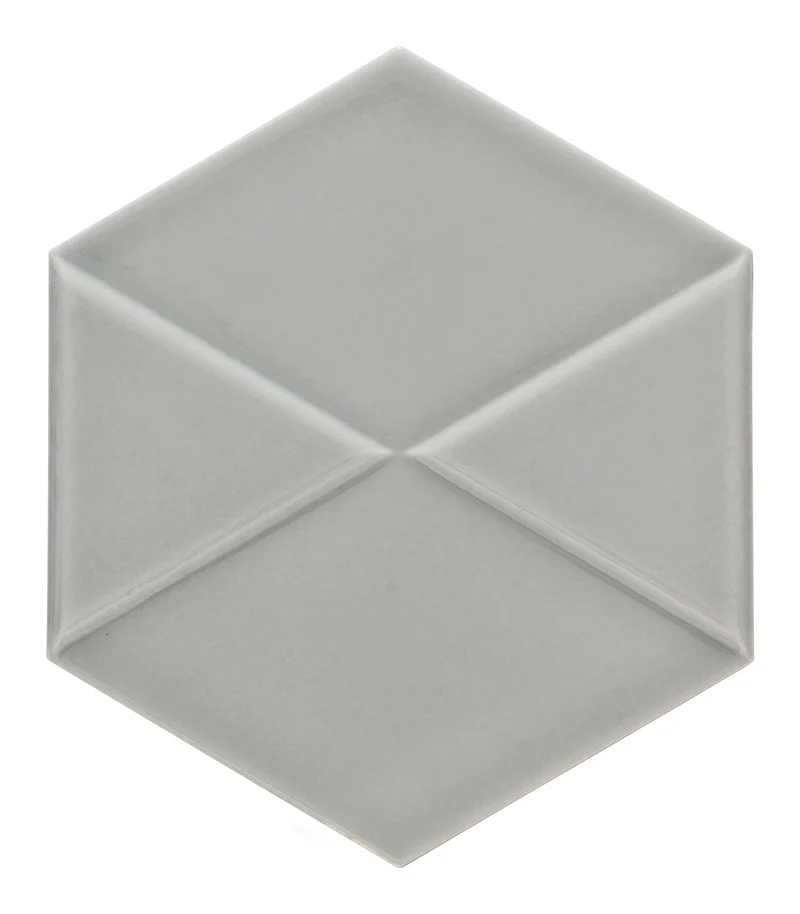 Outfit Hexagon Smoke – Rivestimento Esagonale Tridimensionale Lucido 15x18 - Image 2