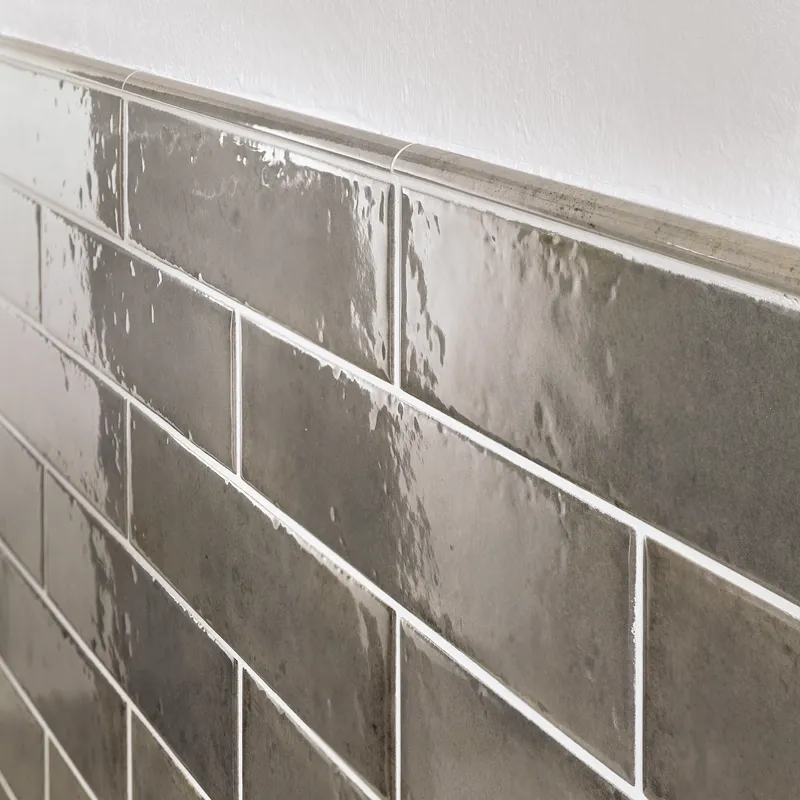 Oxida Brick Grey -  Rivestimento In Gres Porcellanato Lucido Effetto Mattoncino 7,5x30 - Image 3