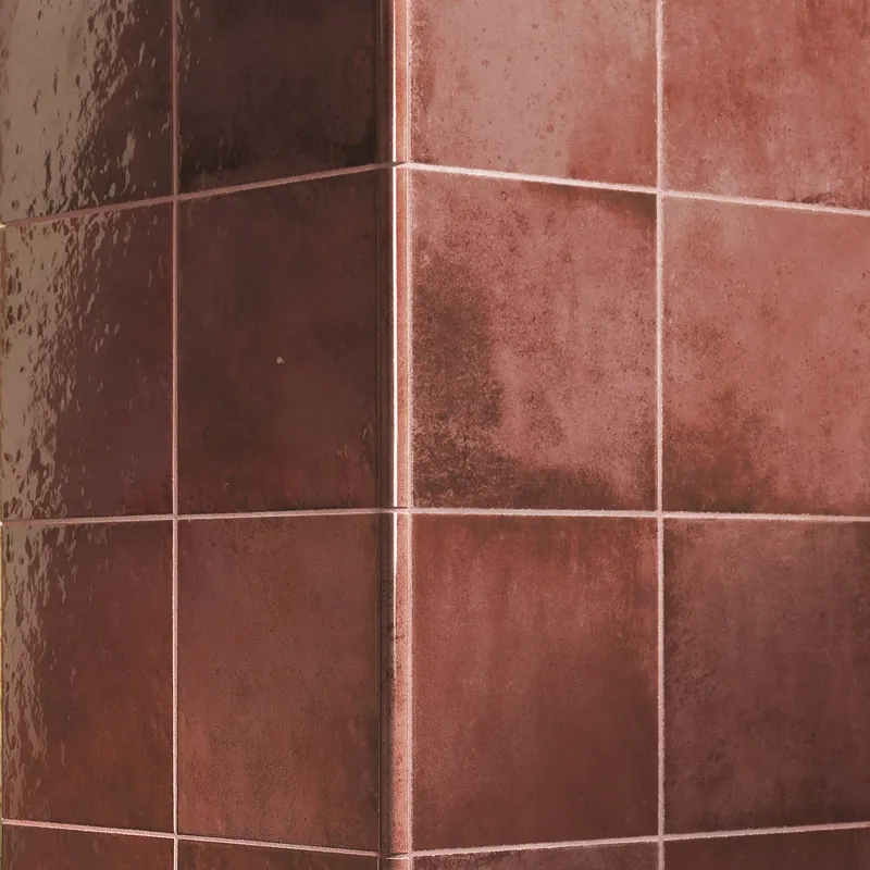 Oxida Square Red -  Rivestimento In Gres Porcellanato Lucido 16,5x16,5