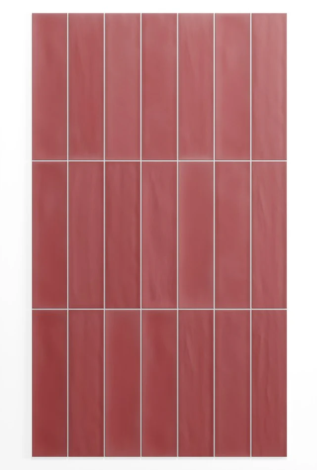 Paint Magenta Brick - Gres Porcellanato Mattoncino Colorato 6x25 - Image 5
