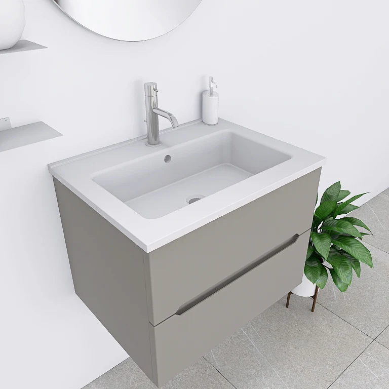 Pandora 01 - Mobile da Bagno Sospeso con lavabo in mineralmarmo - Image 14