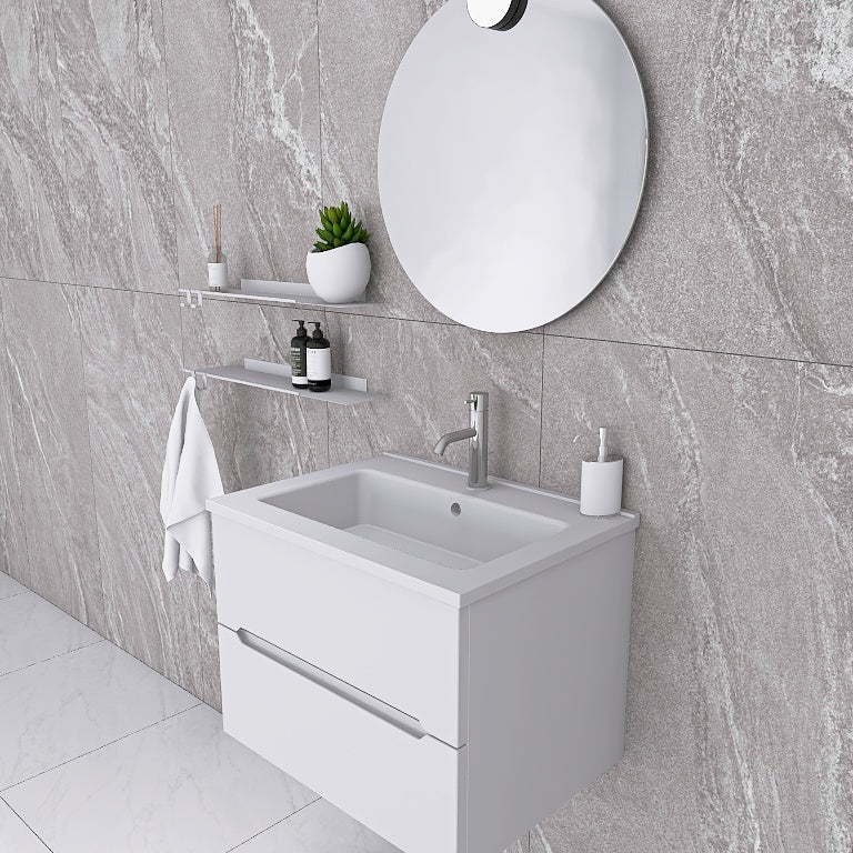 Pandora 01 - Mobile da Bagno Sospeso con lavabo in mineralmarmo - Image 5