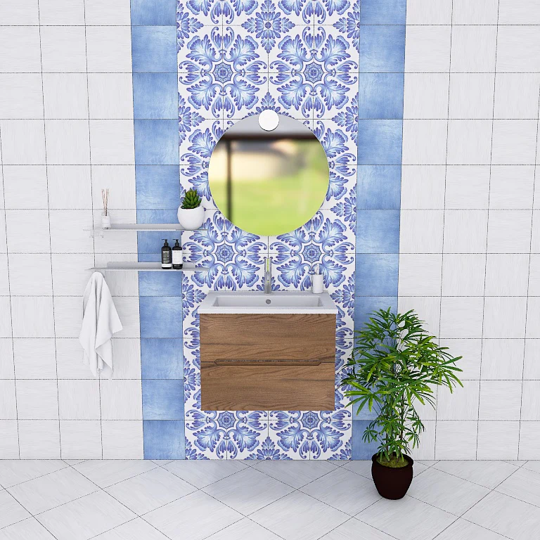 Pandora 01 - Mobile da Bagno Sospeso con lavabo in mineralmarmo - Image 7