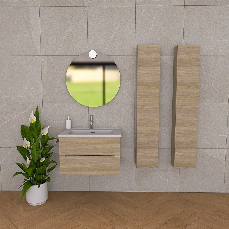 Pandora 03 - Mobile da Bagno Sospeso completo di colonne - Image 12