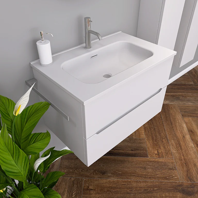 Pandora 03 - Mobile da Bagno Sospeso completo di colonne - Image 3
