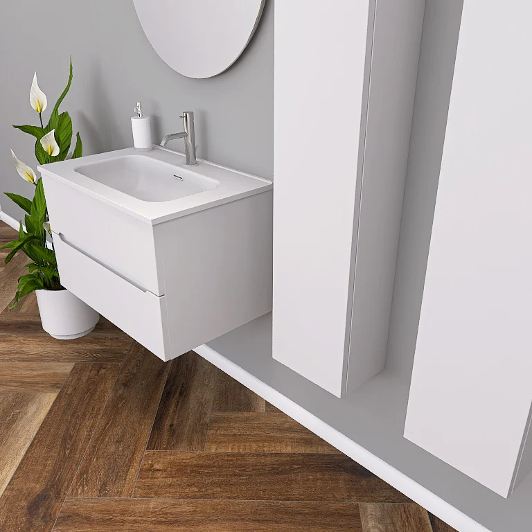 Pandora 03 - Mobile da Bagno Sospeso completo di colonne - Image 5