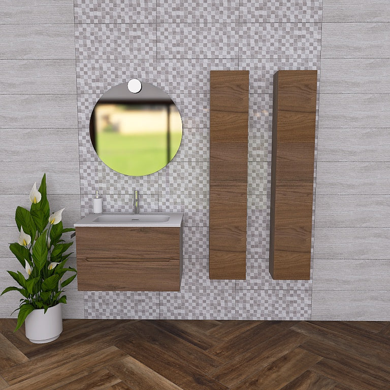 Pandora 03 - Mobile da Bagno Sospeso completo di colonne - Image 9