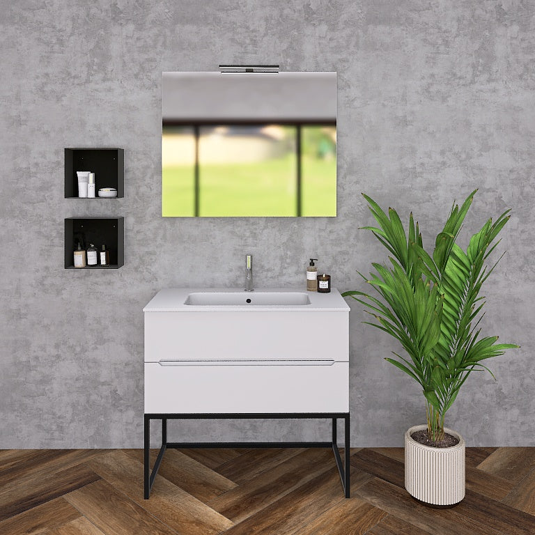 Pandora 07 - Mobile da Bagno a Terra con Elementi a Giorno - Image 4