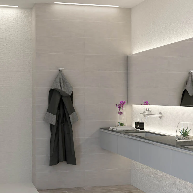Pantarei Grigio - Rivestimento Opaco Leggermente Nuvolato 25x75