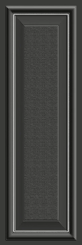 Park Avenue Platinum Black - Decoro Effetto Boiserie 24x72 - Image 2