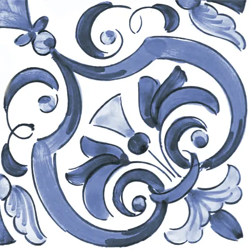 Amalfi Mix Cielo - Gres Porcellanato Maioliche Blu Decorate Miste 15x15 Stile Vietri - Image 10