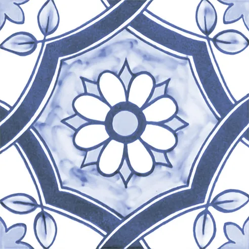 Amalfi Mix Cielo - Gres Porcellanato Maioliche Blu Decorate Miste 15x15 Stile Vietri - Image 15