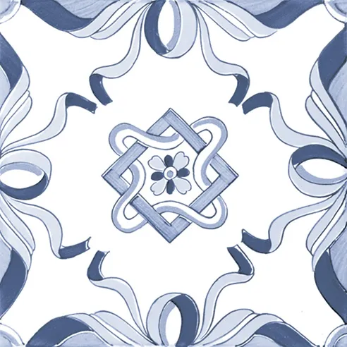 Amalfi Mix Cielo - Gres Porcellanato Maioliche Blu Decorate Miste 15x15 Stile Vietri - Image 16
