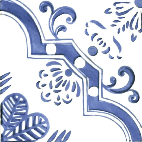 Amalfi Mix Cielo - Gres Porcellanato Maioliche Blu Decorate Miste 15x15 Stile Vietri - Image 17
